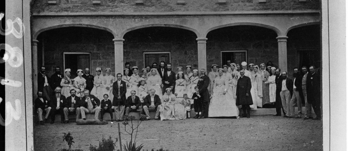 Image: Nineteenth century wedding party