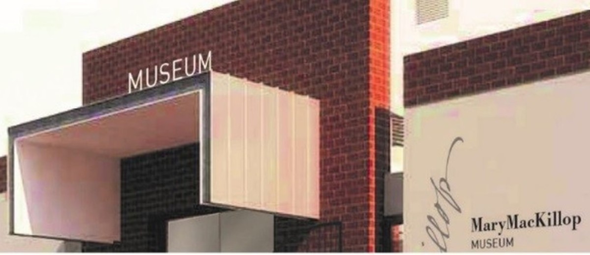 Image: Banner image of the top section of a museum building