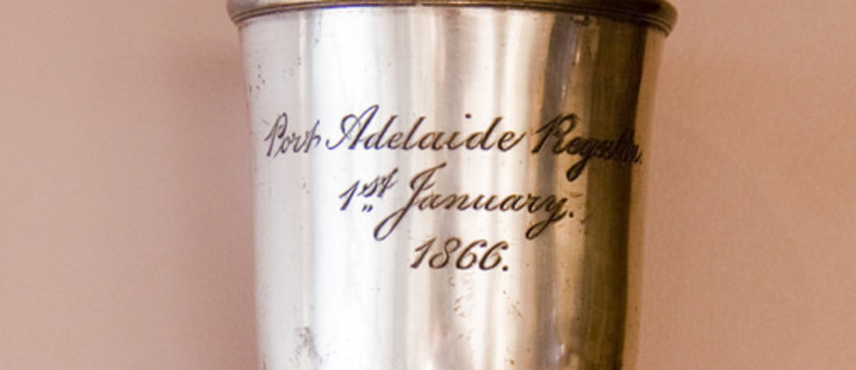 Image: engraved silver cup