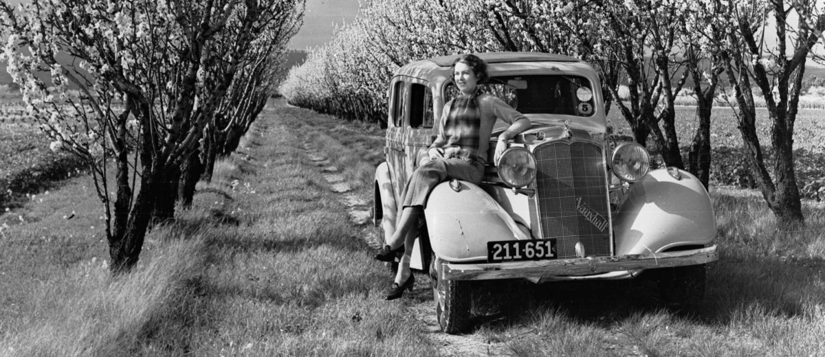 Image: Woman with Vauxhall car
