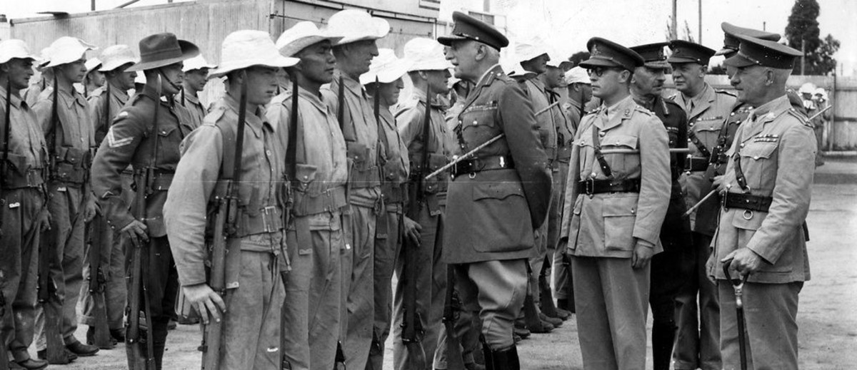 Image: Governor General Gowrie inspecting the second Australian Imperial Force, 1939