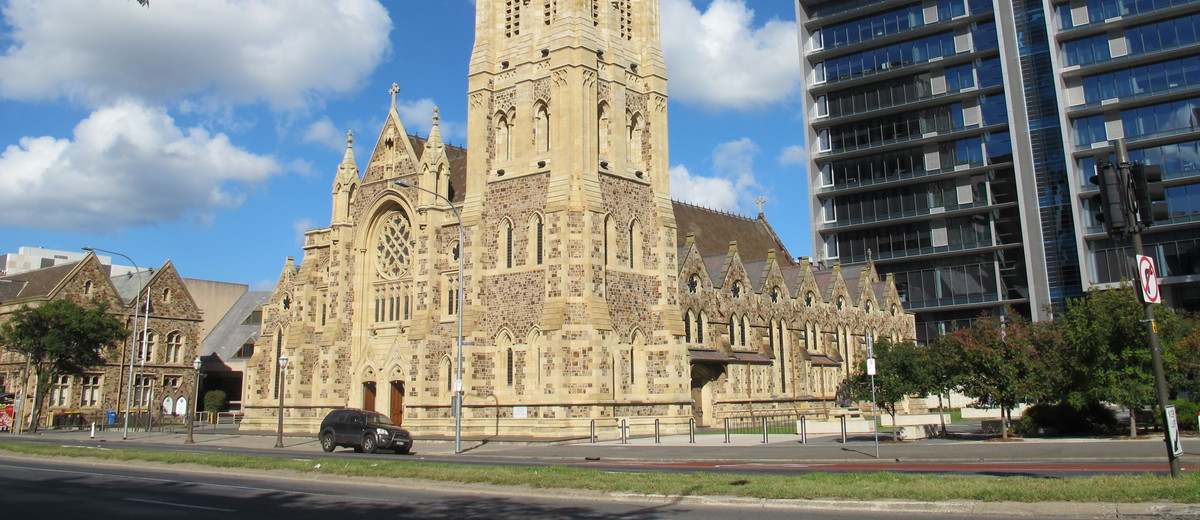 Image: large stone church