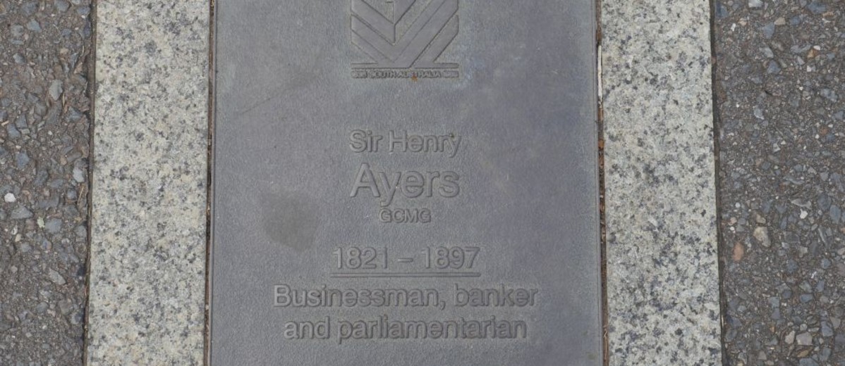 Image: Sir Henry Ayers Plaque
