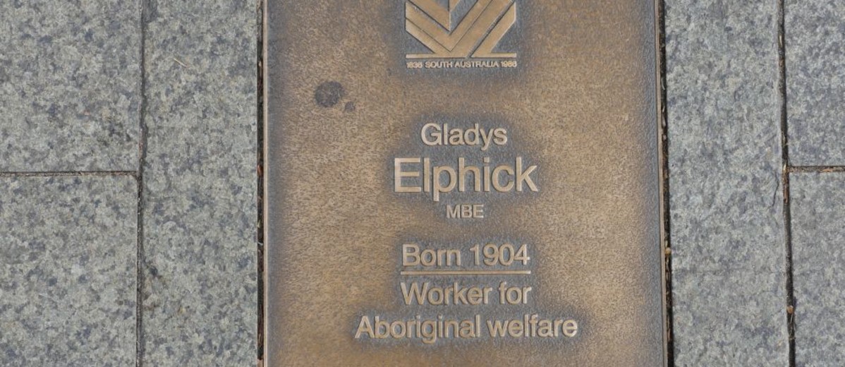 Image: Gladys Elphick Plaque