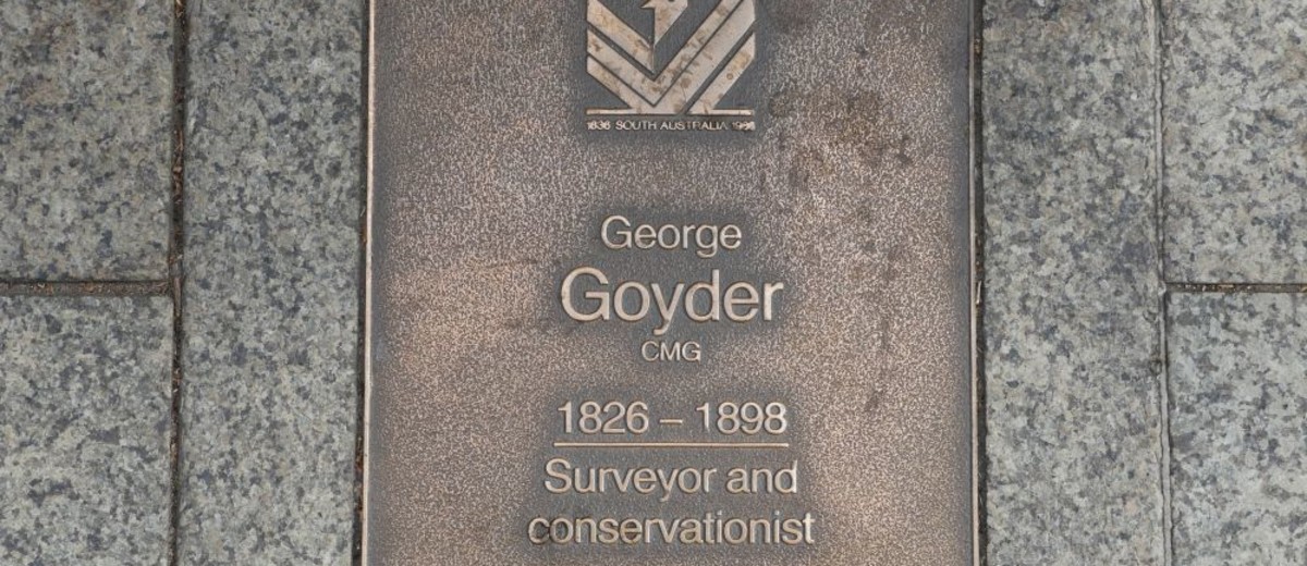 Image: George Goyder Plaque 