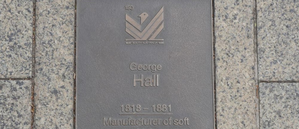Image: George Hall Plaque 