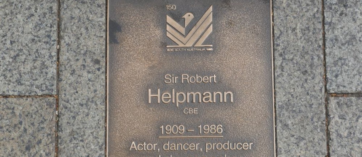 Image: Sir Robert Helpmann Plaque 