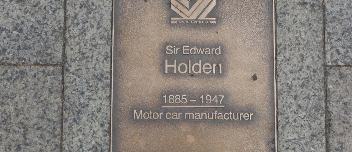 Image: Sir Edward Holden Plaque 