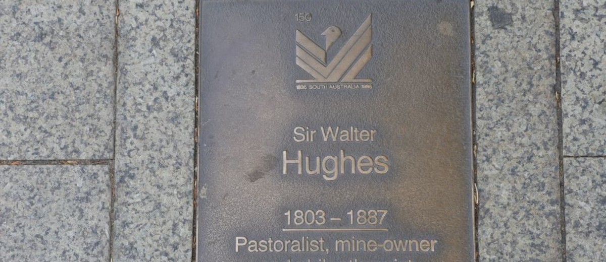 Image: Sir Walter Hughes Plaque 