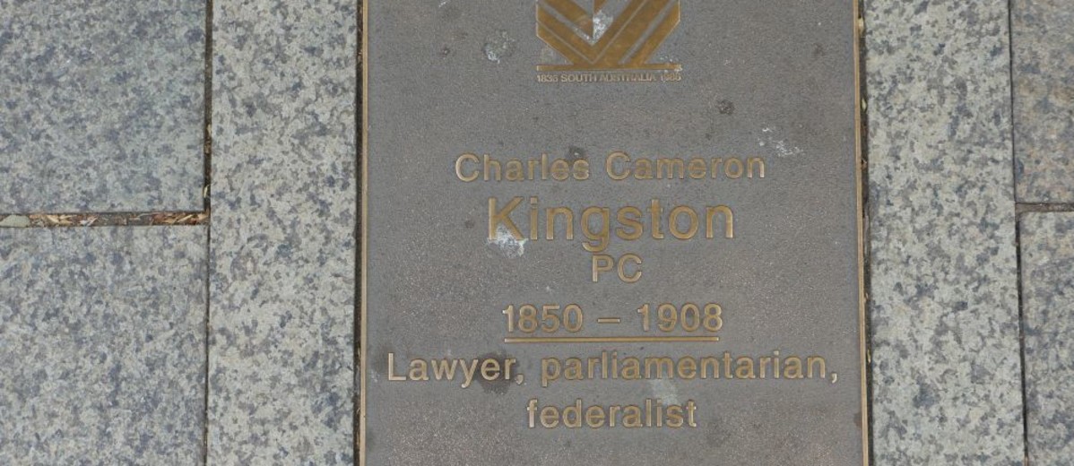Image: Charles Cameron Kingston Plaque 