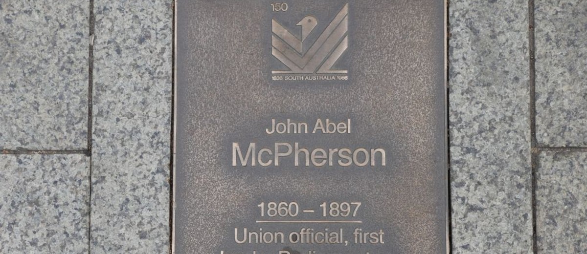 Image: John Abel McPherson Plaque 