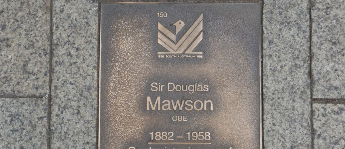 Image: Sir Douglas Mawson Plaque 