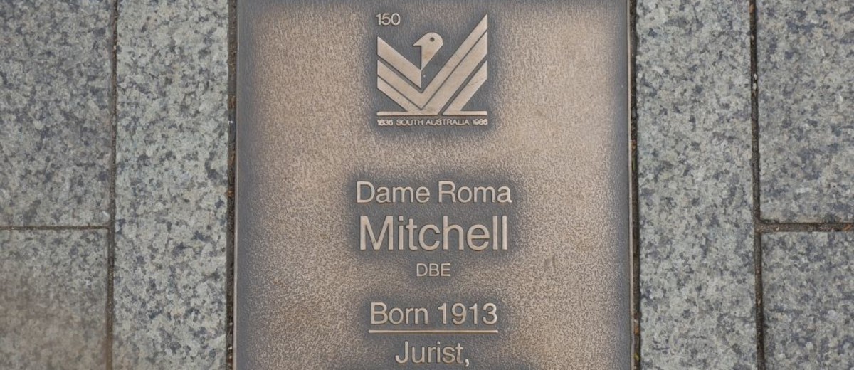 Image: Dame Roma Mitchell Plaque 