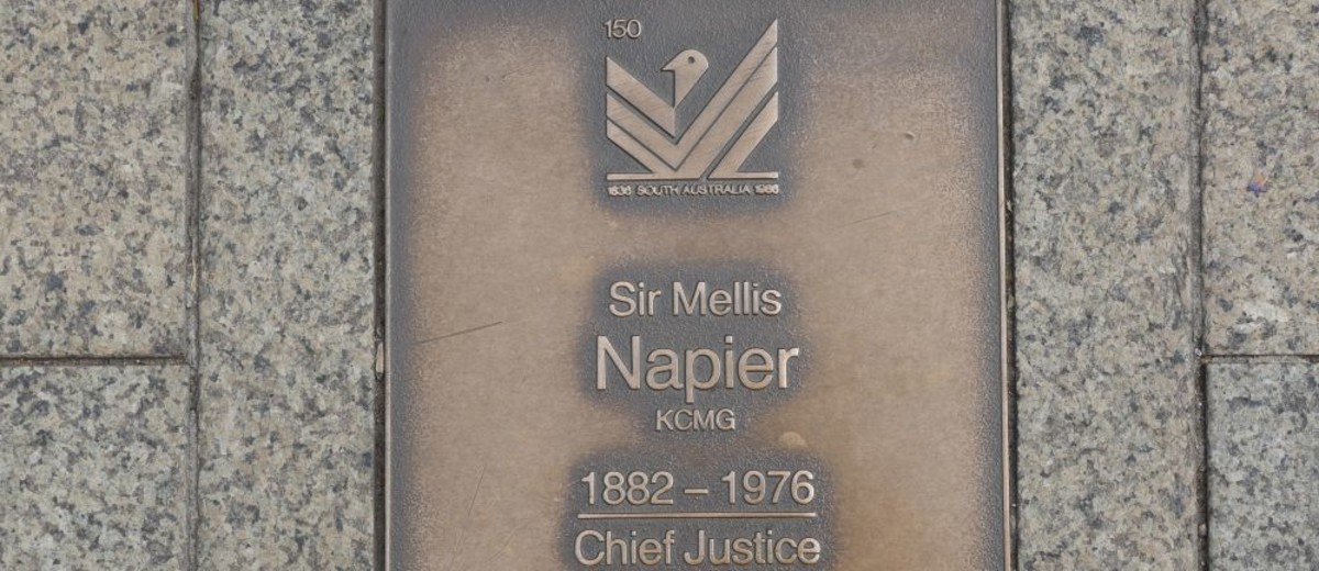 Image: Sir Mellis Napier Plaque 
