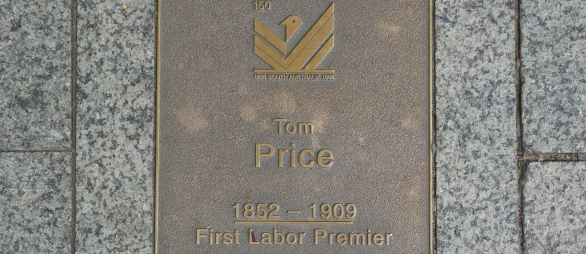 Image: Tom Price Plaque 