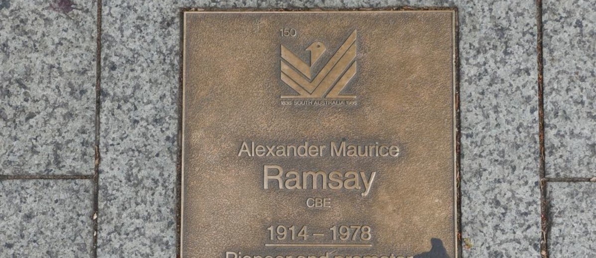 Image: Alexander Maurice Ramsay Plaque 
