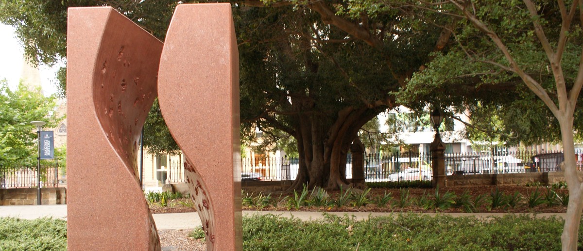 Image: Reconciliation Touchstone facing North Terrace