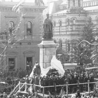 Unveiling of King Edward VII Statue on North Terrace, 15 July 1920