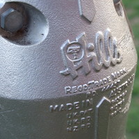 Image: A cylindrical metal housing with the embossed words ‘Hills Regd Trade Mark, Made in Australia’