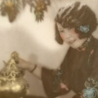 Image: lady with Chinese ornament