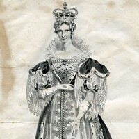 Image: portrait of woman wearing crown