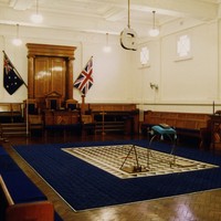 Image: room set up for ceremony