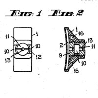 Image: A schematic showing multiple views of a patent for an ‘Orthodontic Band Clamp’ invented by P.R. Begg