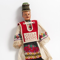 Image: male doll in colourful costume