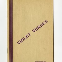 Image: book cover in discoloured beige with purple writing