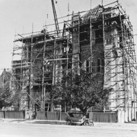 Image: Cathedral facade under significant renovation