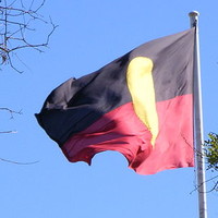 Aboriginal Flag, Victoria Square, 2007