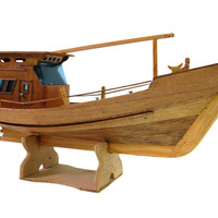 Image: Model of a Vietnamese fishing boat