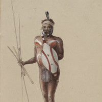 A warrior of the Adelaide Tribe