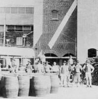 The brewing tower at West End Brewery, Hindley Street, Adelaide, 1890s
