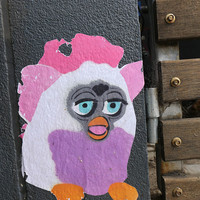 Image: Furby paste-up