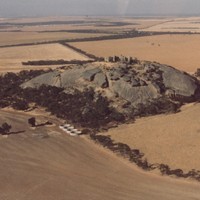 Image: aerial view of hill