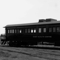 Baby Health Centre railway carriage, 1932