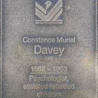 Jubilee 150 walkway plaque of Constance Muriel Davey