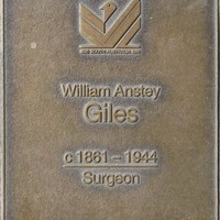 Jubilee 150 walkway plaque of William Antsey Giles
