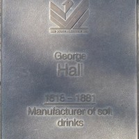 Jubilee 150 walkway plaque of George Hall