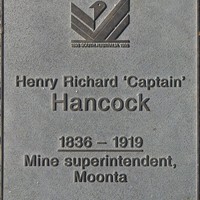 Jubilee 150 walkway plaque of 'Captain' Henry Richard Hancock