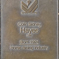 Jubilee 150 walkway plaque of Colin Sidney Hayes