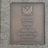 Image: Sir Claude Gibb Plaque