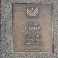 Image: Sir Hans Heysen Plaque 