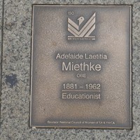 Image: Adelaide Laetitia Miethke Plaque 
