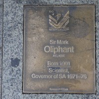 Image: Sir Mark Oliphant Plaque 