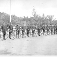 Image: Foot Police with bicycles at Torrens Parade Ground