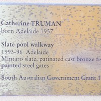 Image: Wall plaque for Fish for the Slate Pool Walkway
