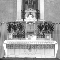 Image: a church altar