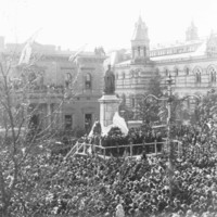 Unveiling of King Edward VII Statue on North Terrace, 15 July 1920